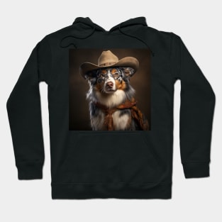 Cowboy Dog - Australian Shepherd Hoodie